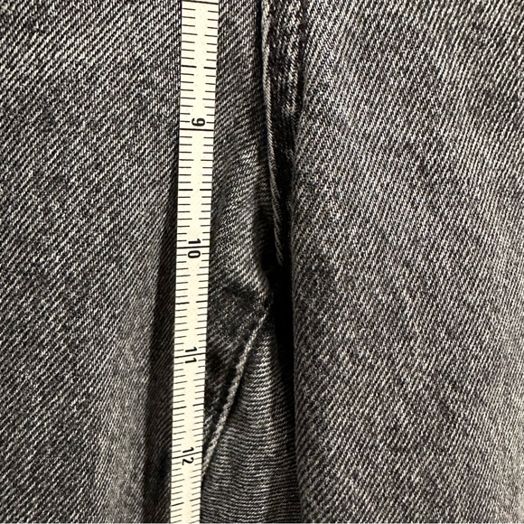 CAbi 100% Boyfriend Jeans Smoke Grey Acid Wash 4329 Size 10 Cotton Women - Picture 5 of 11